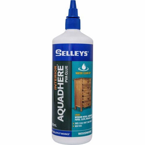 Aquadhere Interior PVA Glue 500ml White - Selleys