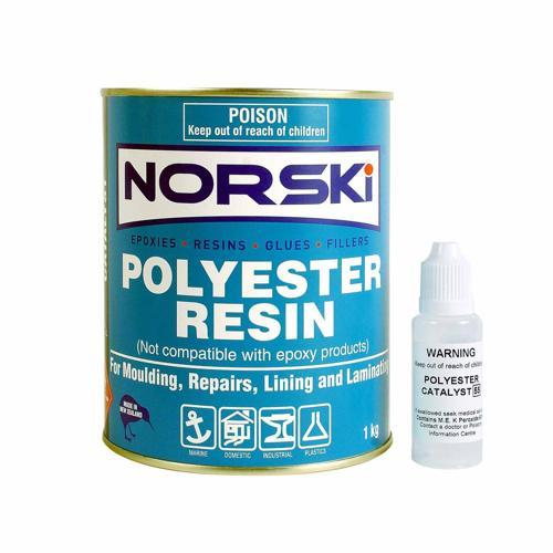 Polyester Resin 1Kg Opaque - Norski