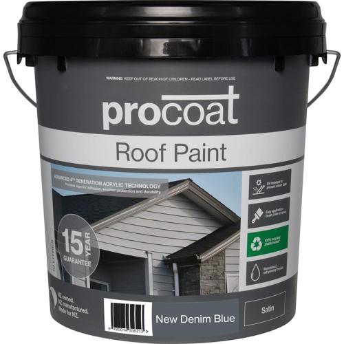 Roof Paint 10L New Denim Blue - Procoat