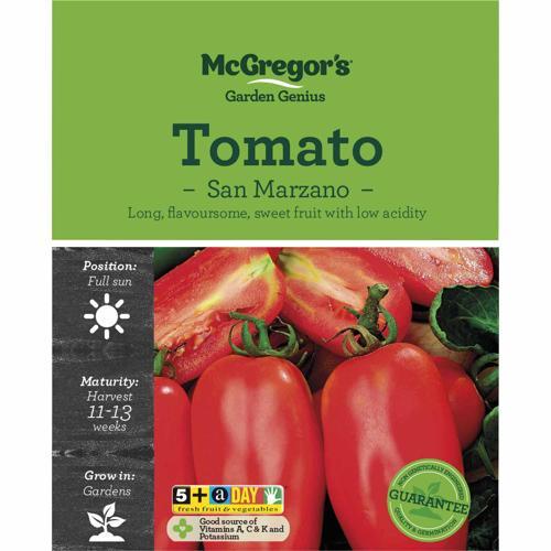 McGregor's Tomato San Marzano Vegetable Seeds