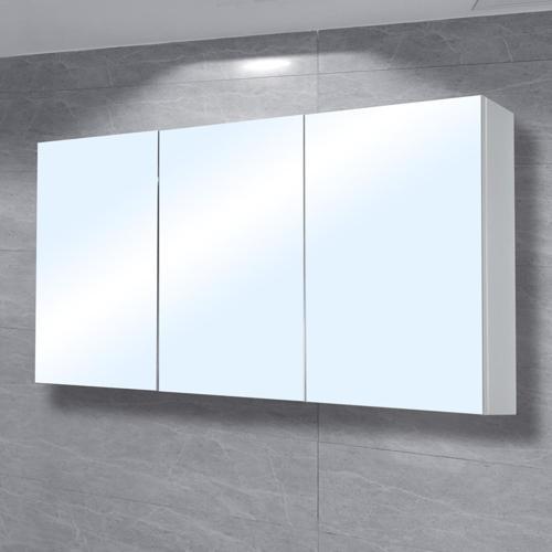 Nouveau Vivo Mirror Cabinet W:1200mm, H:600mm, D:160mm White