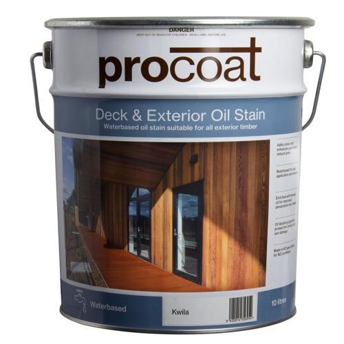 Procoat Deck And Exterior Oil Stain Waterbased 10L Kwila