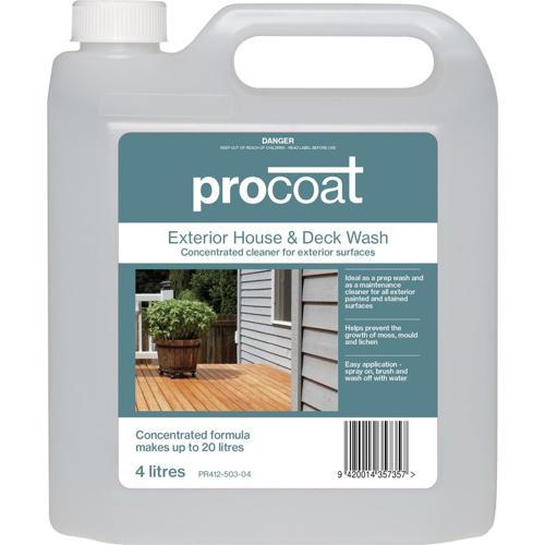 Procoat Deck And Exterior House Wash 4L