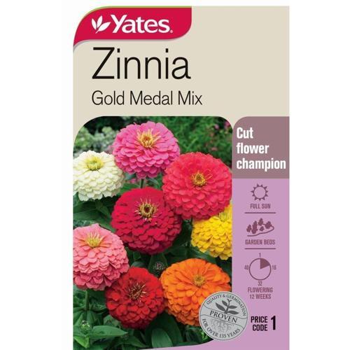 Zinnia 'Gold Medal' Seeds - Yates
