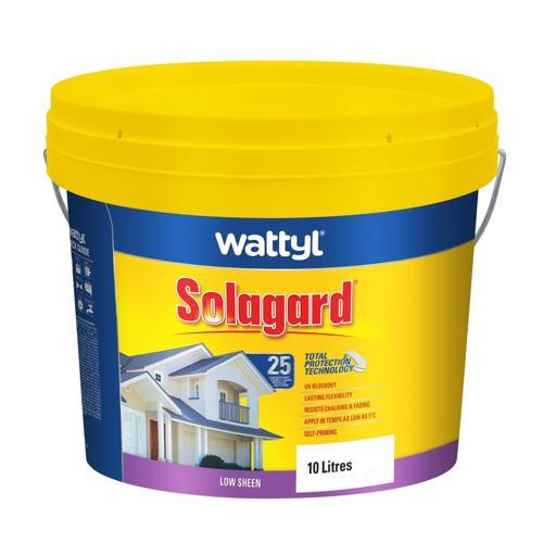 Wattyl Solagard Exterior Water Based Paint 10L Mid Base