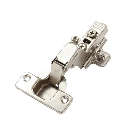 Hafele Concealed Cabinet Hinge 110 Degree. 48/6 Drill Pattern. Inset Nickel
