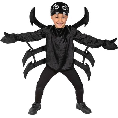 Costume Spider Black Boy's 7-9 Years