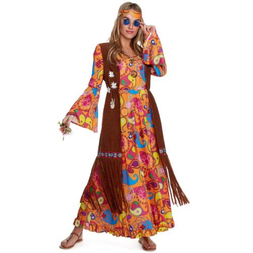 Costume Long Hippie Women's Size 12-14
