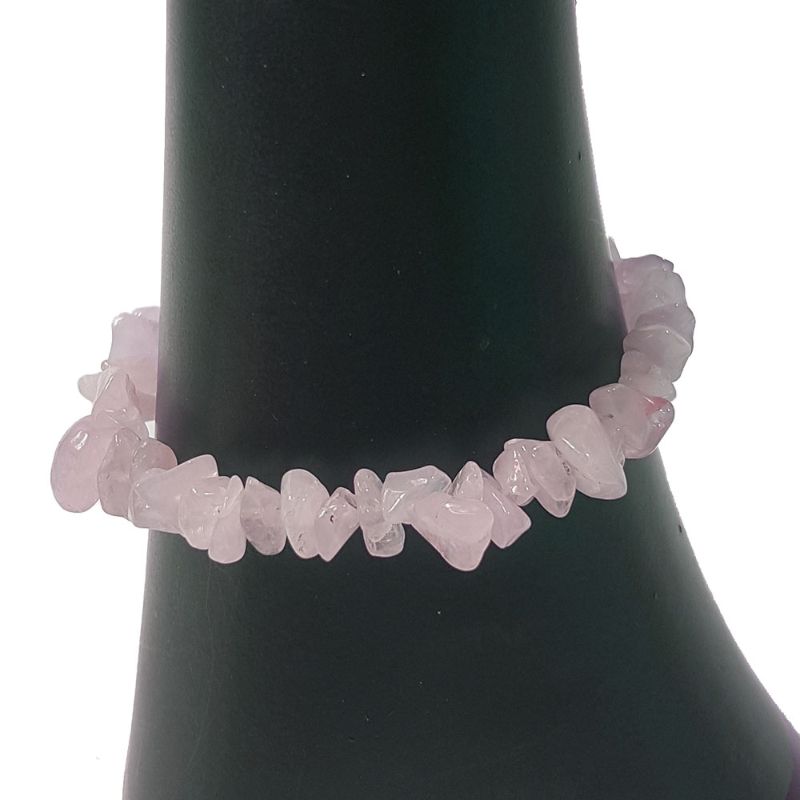 Rose Quartz 5mm Chip Bracelet (Set of 3)