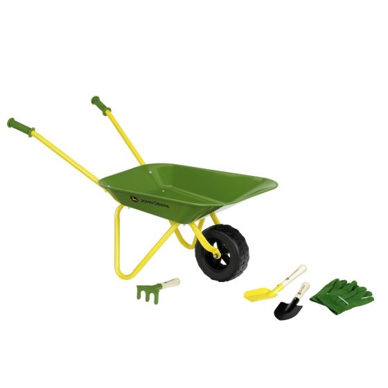 Metal Wheelbarrow Set - John Deere
