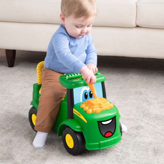 Johnny Tractor Foot To Floor Ride On - John Deere