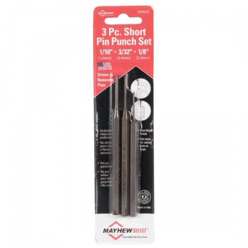 MAYHEW Pin Punch Set - 3pc