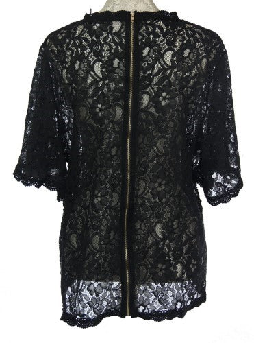 Rhonda Lace With Cord Top BLACK (Version 1)