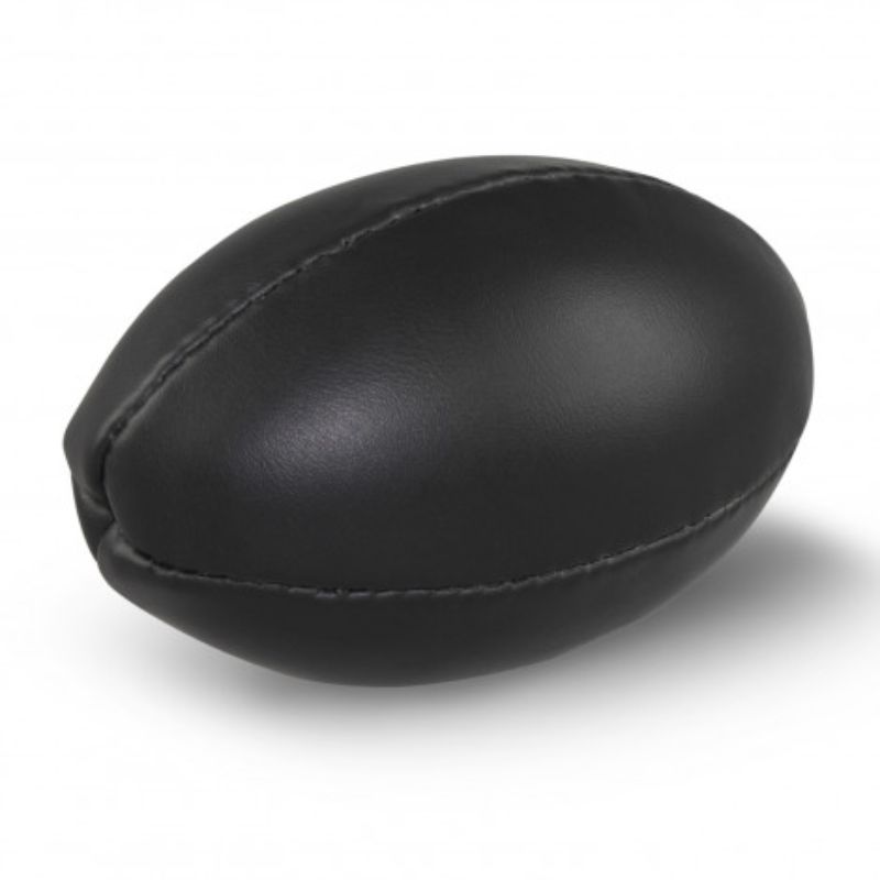 Mini Rugby Ball - Black (Set of 6)