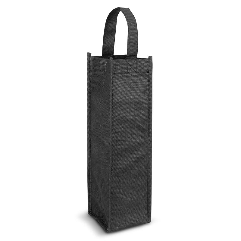 Wine Tote Bag - Single Black 32.5cm (Set of 12)