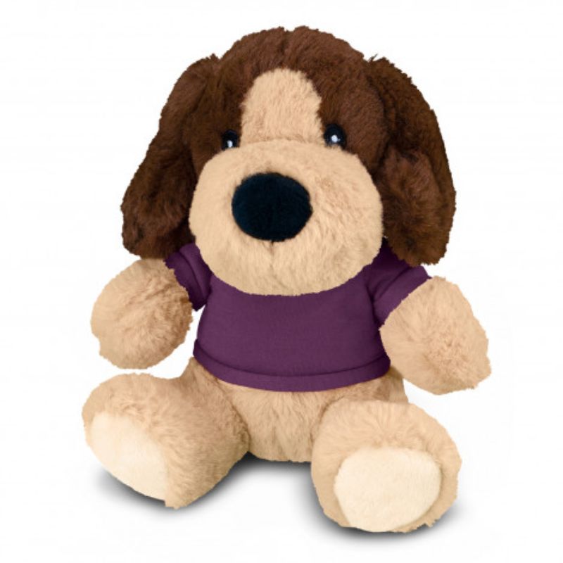 Plush Toy - Dog Brown/Purple (Set of 3)
