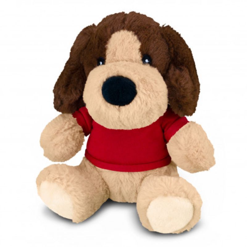Plush Toy - Dog Brown/Red (Set of 3)