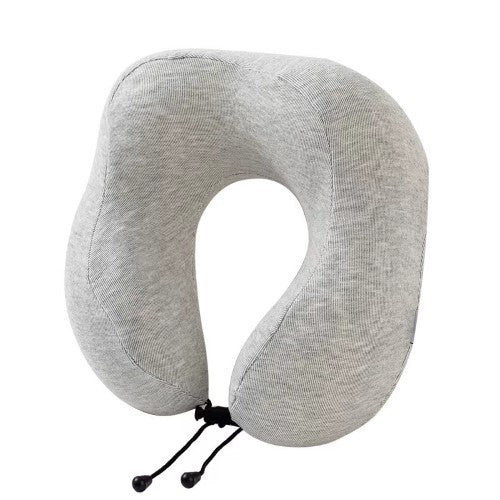 Memory Foam Travel Pillow GREY - Set of 2