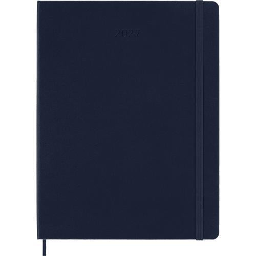 Moleskine Diary 12 Month Weekly + Notes HC XL Sapphire Blue 2027