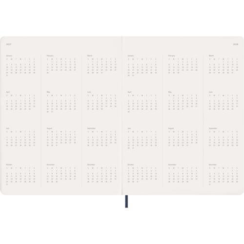 Moleskine Essential Planner 15 Month SC Weekly Vertical XXL Sapphire Blue 2027