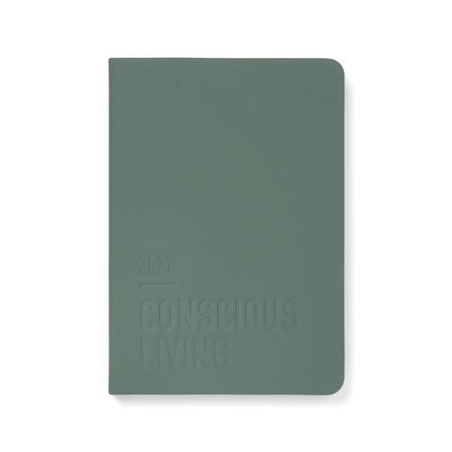 Letts of London Diary Conscious Evergreen A5 Week to View Pine 2027