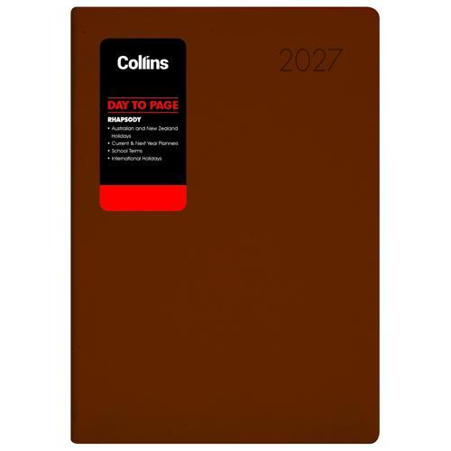 Collins Diary Rhapsody A41 Day To Page Cappuccino 2027
