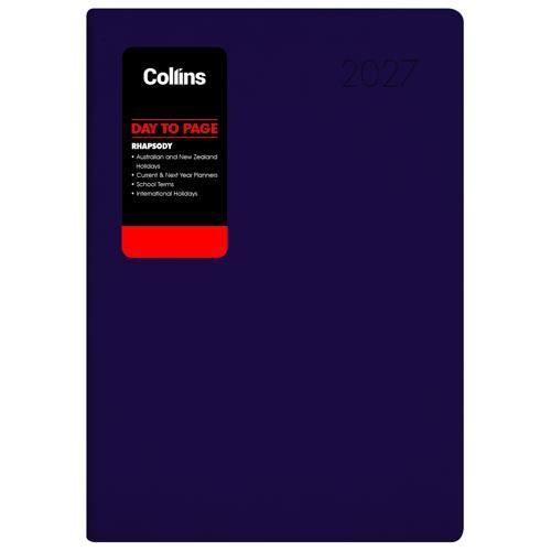 Collins Diary Rhapsody A41 Day To Page Royal Purple 2027