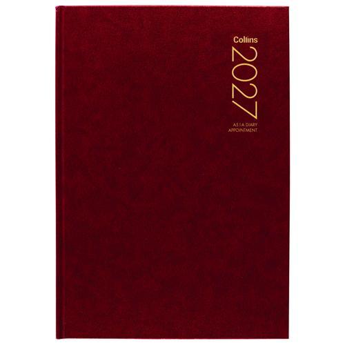 Collins Diary A51A Red Appointment 2027