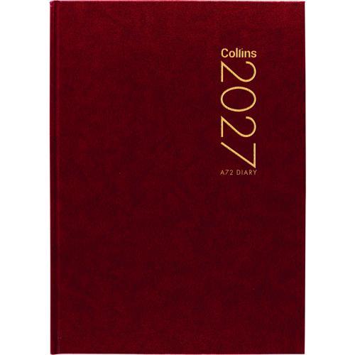 Collins Diary A72 Red 2027