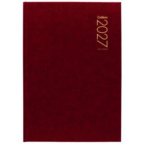 Collins Diary A52 Red 2027