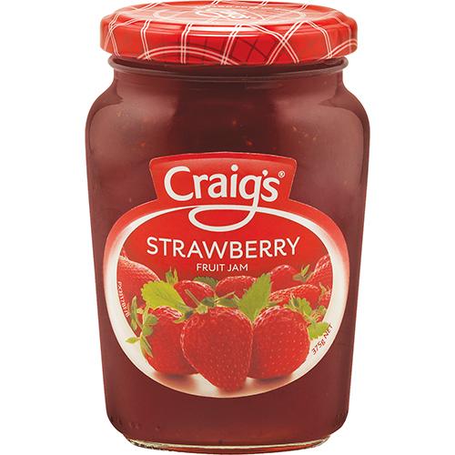 Craig's Strawberry Fruit Jam 375g
