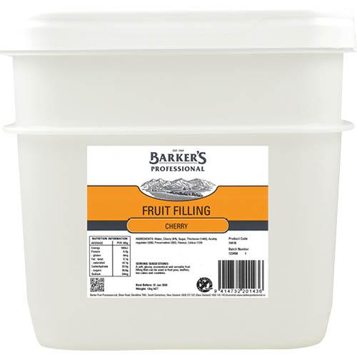 Barker's Cherry Fruit Filling 12kg