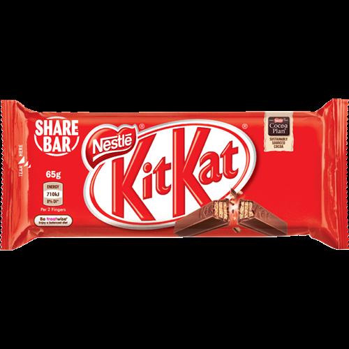 Nestle Kit Kat 4 Finger Kingsize Milk Chocolate Share Bar 24 x 65g