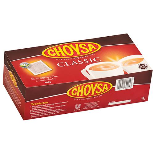 Choysa Classic Square Tea Bags 200pk