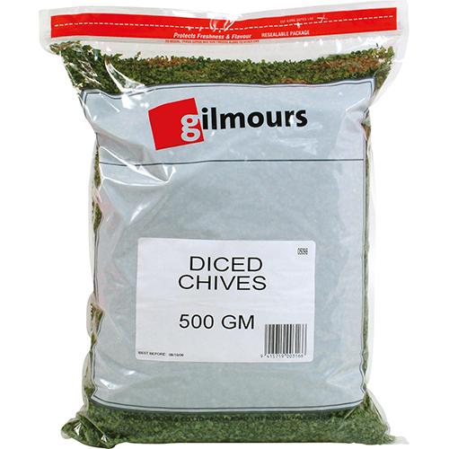 Gilmours Diced Chives 500g