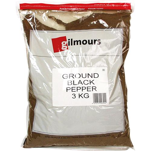 Gilmours Black Ground Pepper 3kg