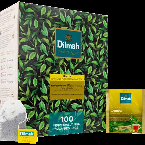 Dilmah Lemon Flavoured Tea Bags 100 x 2g