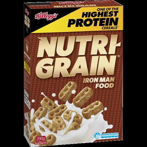 Kellogg's Nutri-Grain Breakfast Cereal 290g