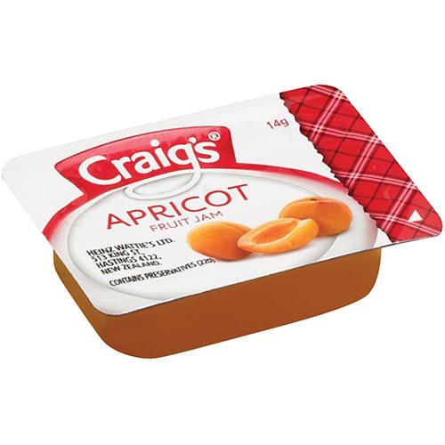 Craig's Apricot Jam PCU 75 x 14g