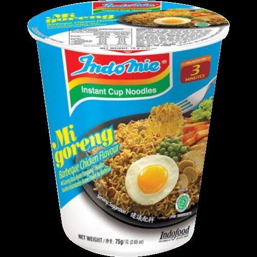Indomie Mi Goreng Barbeque Chicken Instant Cup Noodles 75g