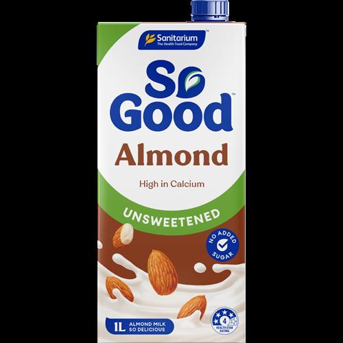 Sanitarium So Good Unsweetened Almond Milk UHT 1l