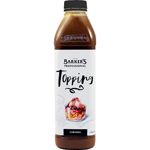 Barker's Caramel Topping 1.25kg