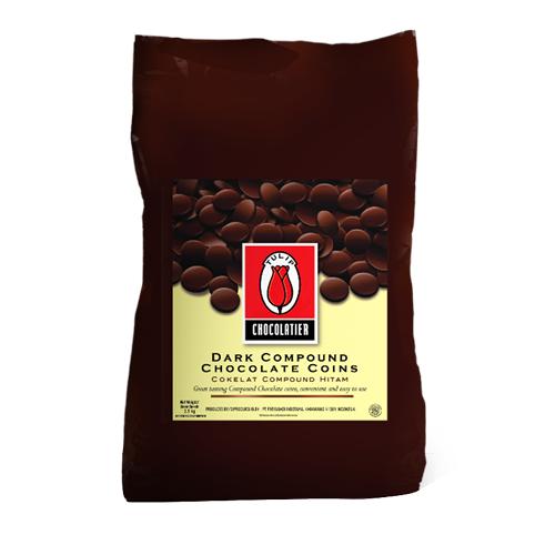 Tulip Dark Compound Button Chocolate 2.5kg