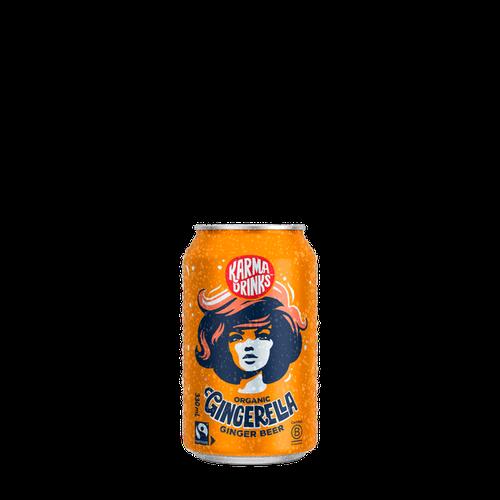 Karma Drinks Gingerella Ginger Beer Soft Drink 12 x 330ml