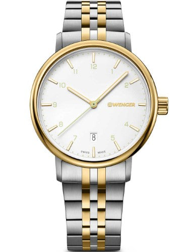 Watch - WENGER Urban Classic 40mm Silver White Dial 2T Bracelet