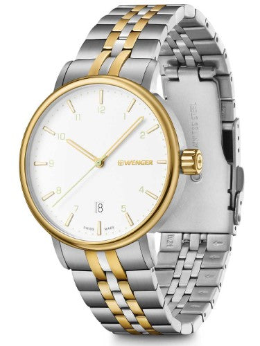 Watch - WENGER Urban Classic 40mm Silver White Dial 2T Bracelet