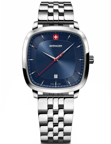 Watch - WENGER Vintage Classic 37mm Blue Dial SS Bracelet