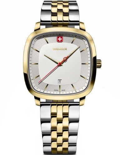 Watch - WENGER Vintage Classic 37mm White Dial 2 Tone