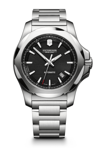 Watch - VICTORINOX I.N.O.X. Mech 43mm SS Bracelet Black Dial