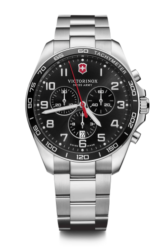 Watch - VICTORINOX FieldForce Classic Chrono 42mm Brace Black Dialt